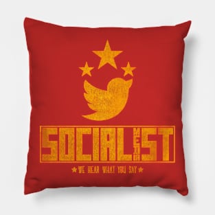 Socialist Media Twitter Pillow