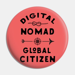 Digital nomad global citizen Pin