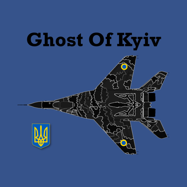 RIP Ghost of Kyiv Front and Back by Aces & Eights 