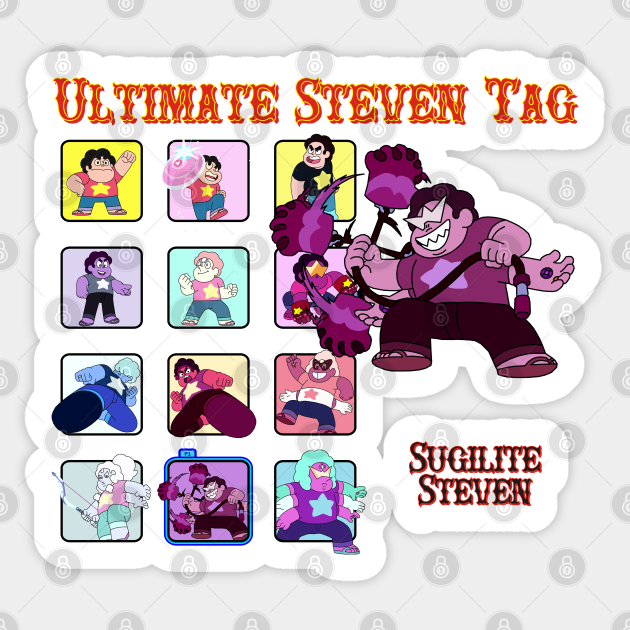 Ultimate Steven Tag Sugilite Steven Steven Universe Sticker Teepublic
