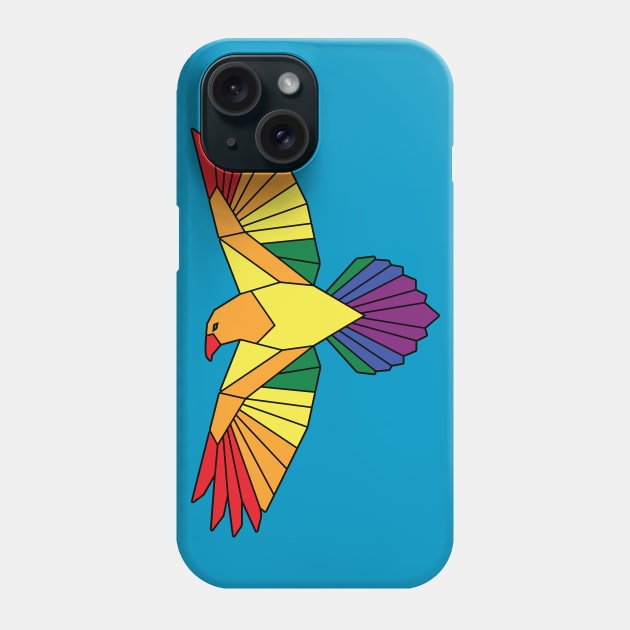 Bird of Pride Phone Case by JHughesArt