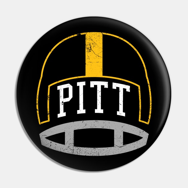 Pitt Retro Helmet - Black Pin by KFig21