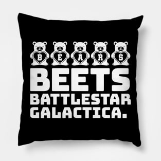 Bears Beets Battlestar Galactica Pillow