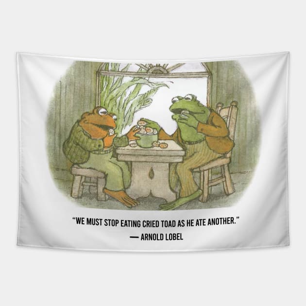 Frog And Toad Best Friend Tapestry by BanyakMau
