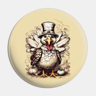 Master Turkey - Thanksgivin Pin