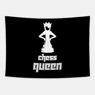 Queen chess piece chess set Tapestry