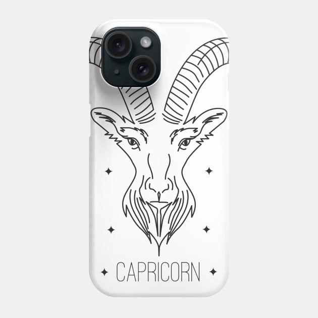 Capricorn design Phone Case by Justkeepbreathing94