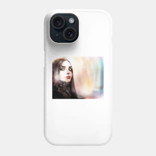 Digital Lady (Psychedelic with Life). Phone Case