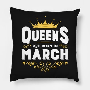 Queen Birthday March Pillow