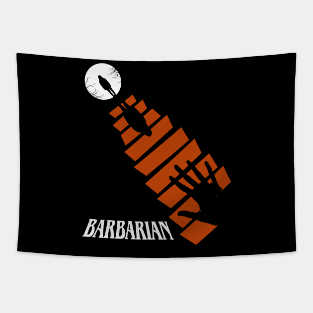 Barbarian (alt.) Tapestry by amon_tees