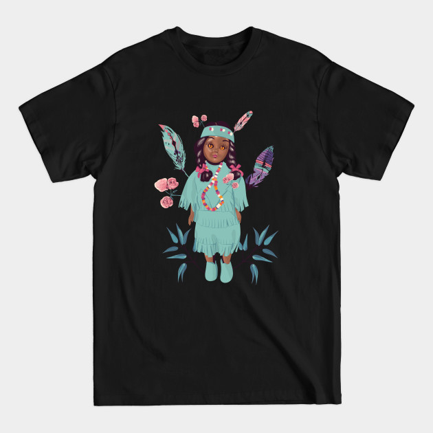 Native American Indian doll - Doll - T-Shirt