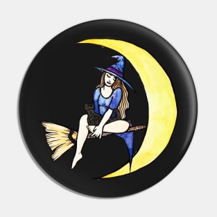 Moon Witch Pin