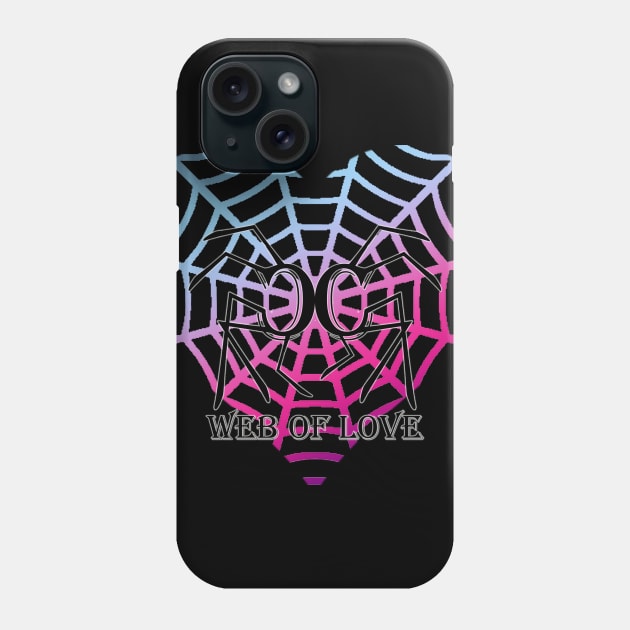 COBWEB COTTAGE - WEB OF LOVE Phone Case by COBWEB COTTAGE