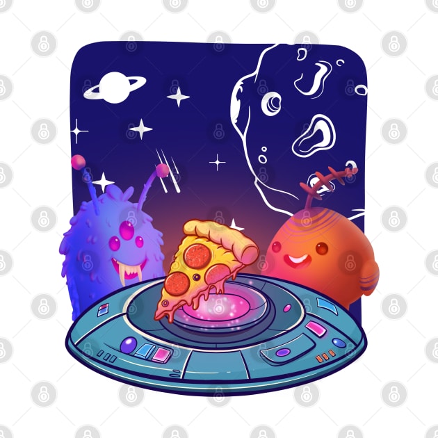 Cosmic Pizza by Verbinavision