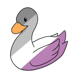 Pastel Asexual Duck T-Shirt