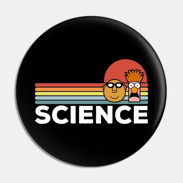 Science - Bunsen And Beaker Pin by thriftjd