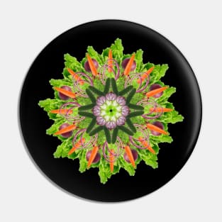 veggies mandala Pin