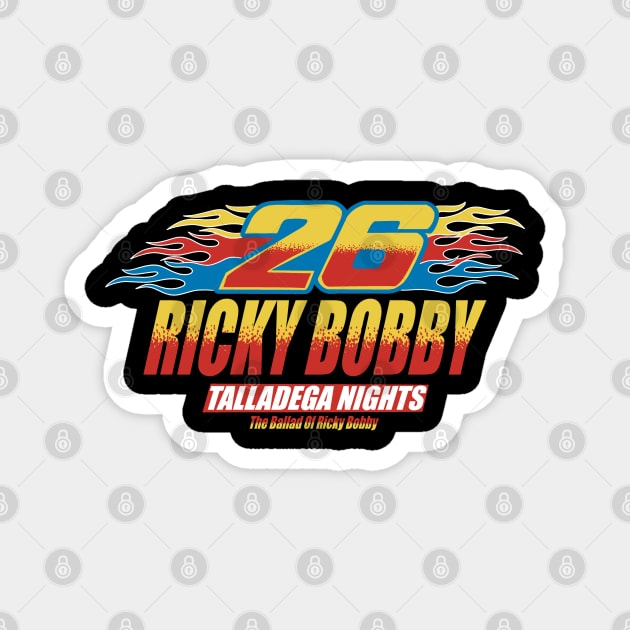 26 ricky bobby Magnet by Polaroid Popculture