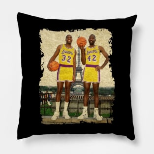 Magic Johnson and James Worthy, 1991 Pillow