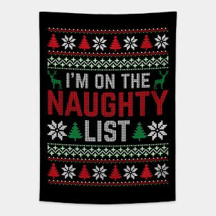 Naughty List Tapestry