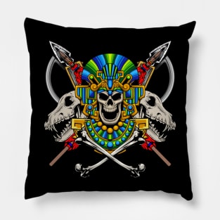 Aztec Skull 1.3 Pillow