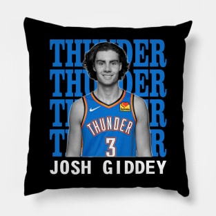 Oklahoma City Thunder Josh Giddey 3 Pillow