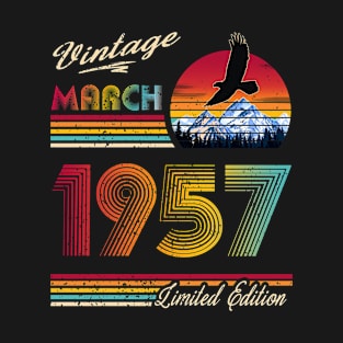 March 1957 Birthday T-Shirt