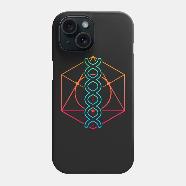 Sacred Geometry – DNA EDM Rave Phone Case by MeatMan