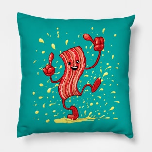 Dancing Bacon Pillow