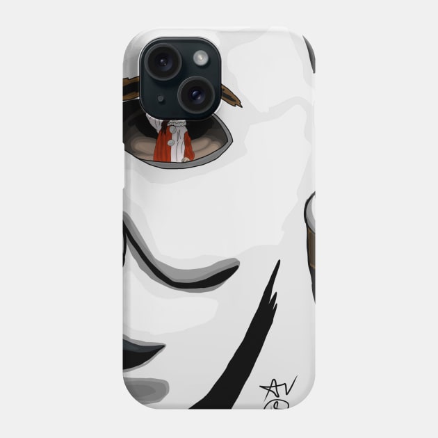 The Darkest Eyes Phone Case by AndrewValdezVisuals