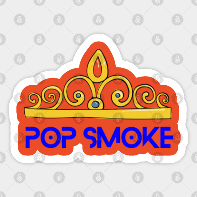 Pop Smoke Art Gift Pop Smoke Aufkleber Teepublic De