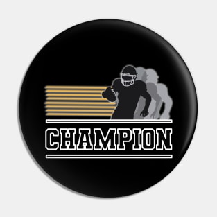 Super champion, American football player Pin