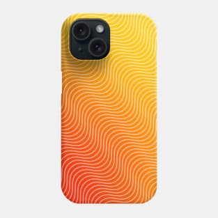 yellow orange gradient Phone Case