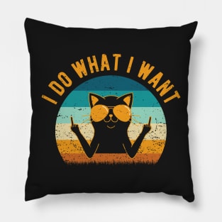 I Do What I Want Pillow