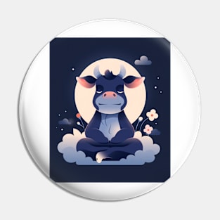 Cute Meditating Pin