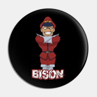 Chibi M Bison Street Fighter Pin