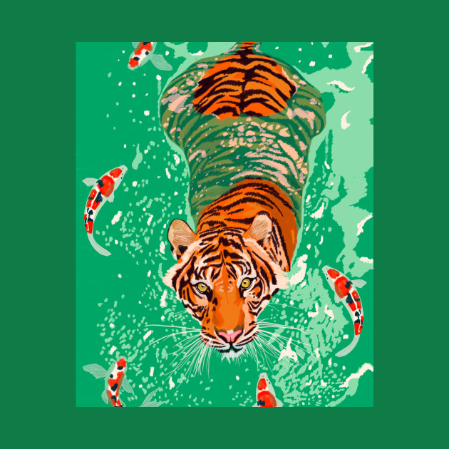 Disover Tiger Lake - Tiger - T-Shirt