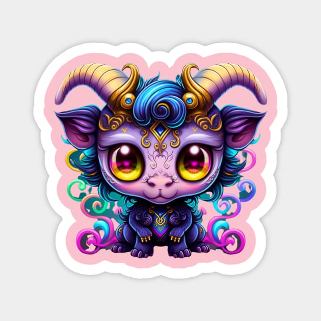 Baby Baphomet Magnet by ReAnnaMation