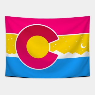 Colorado Flag Pan Pansexual Pride Tapestry