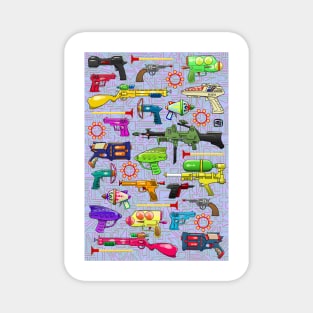 Vintage Toy Guns Magnet