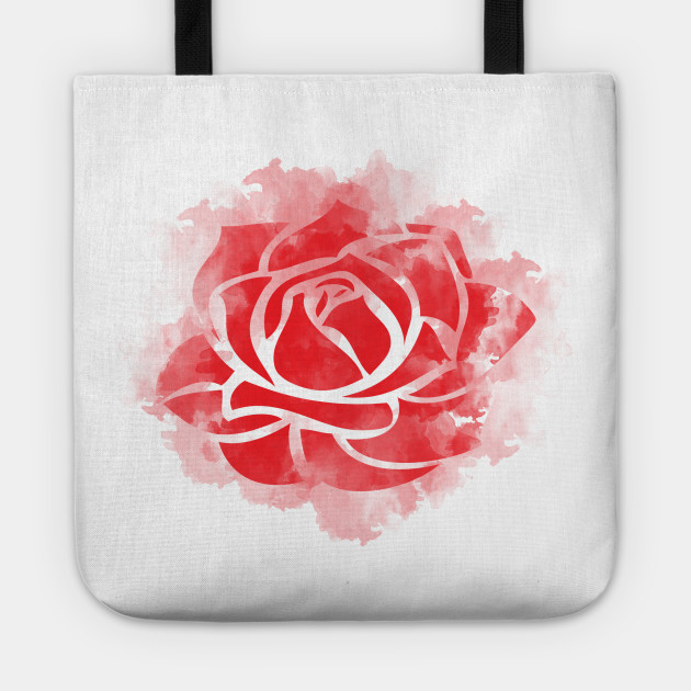 Rose Watercolor Painting Rose Watercolor Tote Teepublic