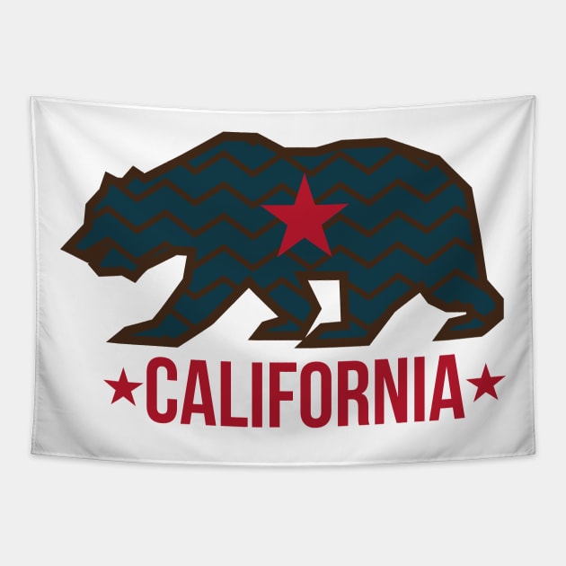 Republic of California Bear Tapestry by sanseffort