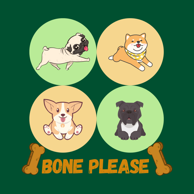 Bone please concept for dog lover by Yenz4289