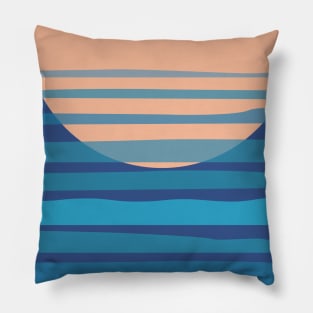 sunset landscape Pillow