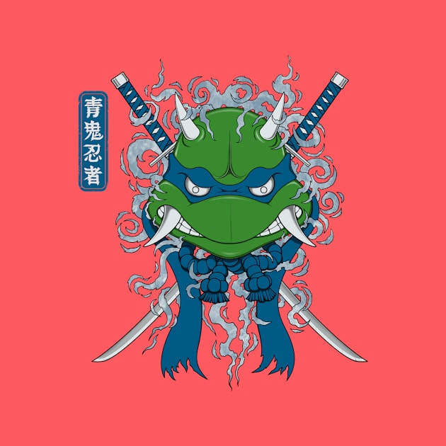 Blue Oni Ninja by pigboom