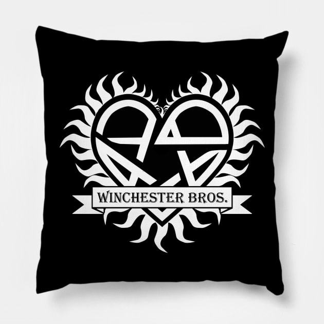 I love the Winchester bros Pillow by Bomdesignz