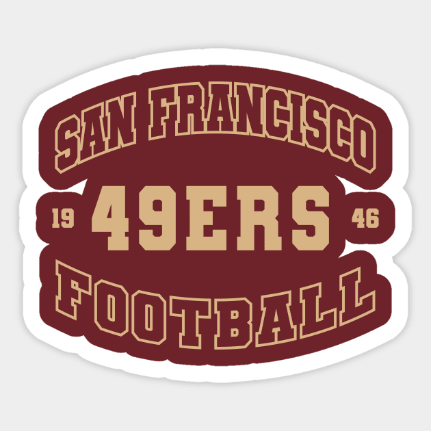 San Francisco 49ers NFL Logo Sticker