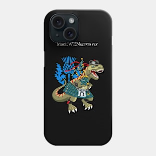 Clanosaurus Rex MacEWENsaurus rex Plaid MacEwen Scotland Ireland Family Tartan Phone Case