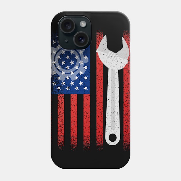 Mechanical Flag Phone Case by oyshopping