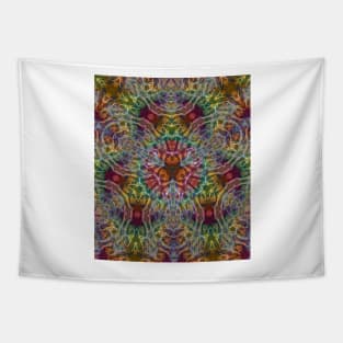 traingular ganesha mandala Tapestry